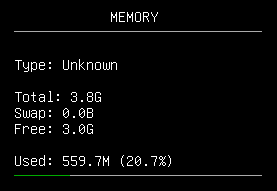 memory panel